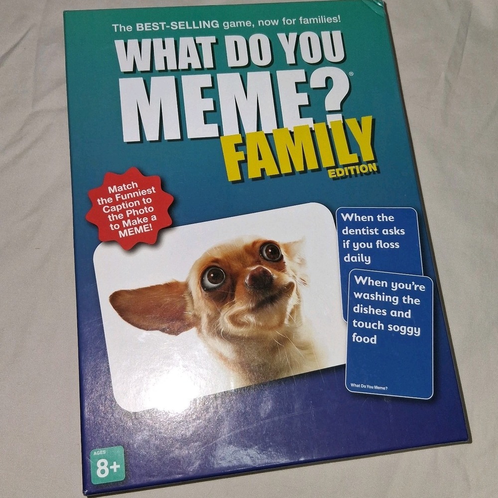 What Do You Meme? Family Edition Game Ages 8+, 3-20 Players